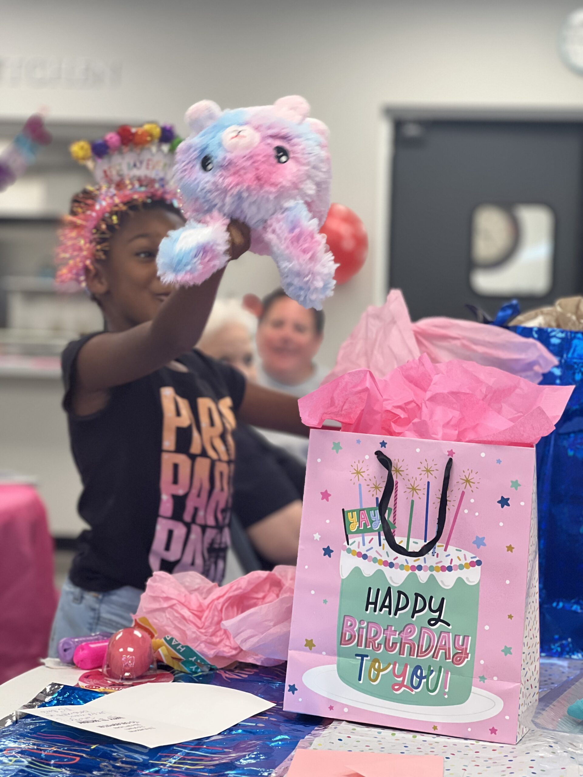 Birthday celebration helping a child feel seen and valued at Helen’s House in Melbourne Florida