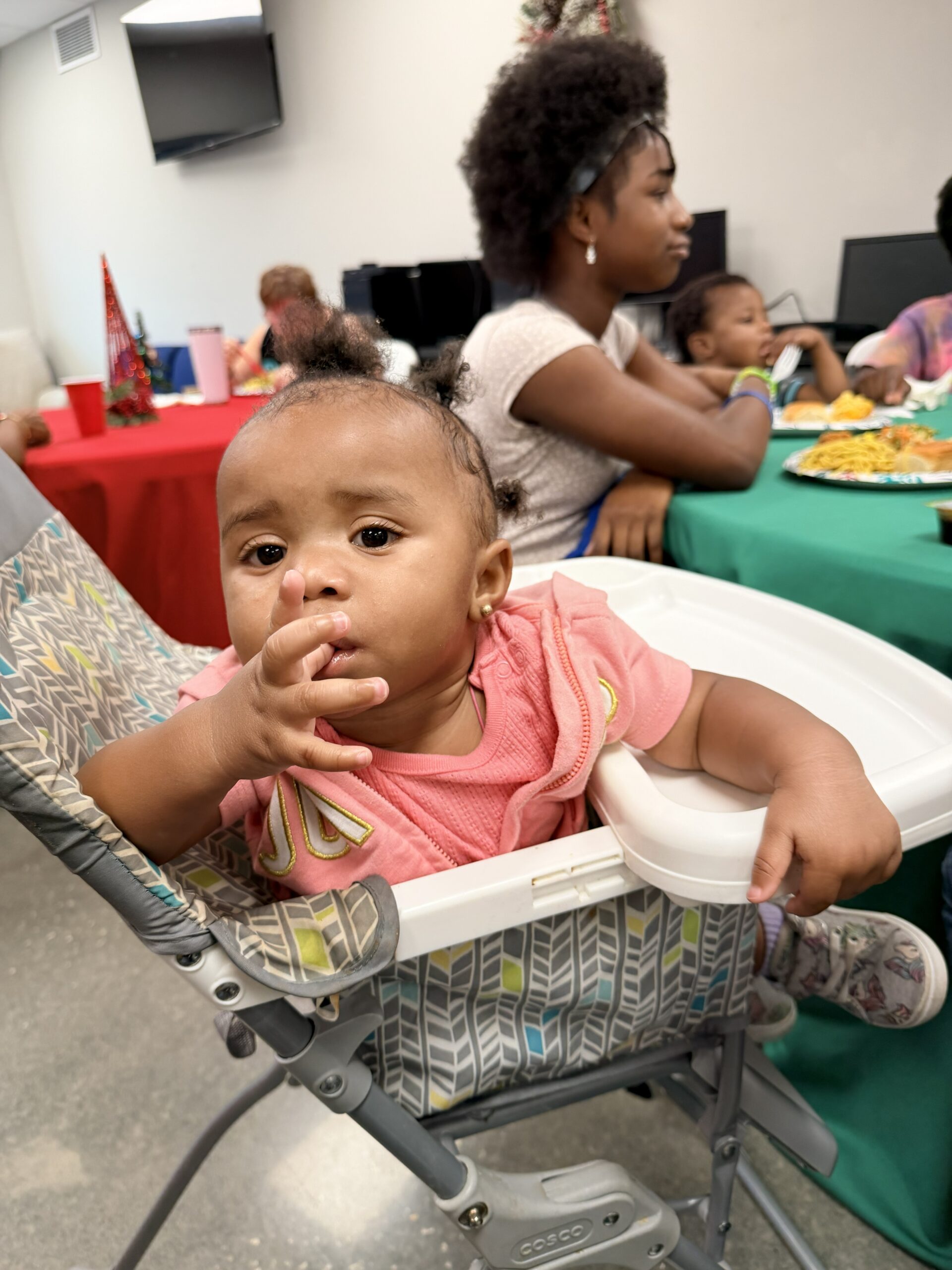 Baby receiving care and support at Helen’s House through CITA Rescue Mission
