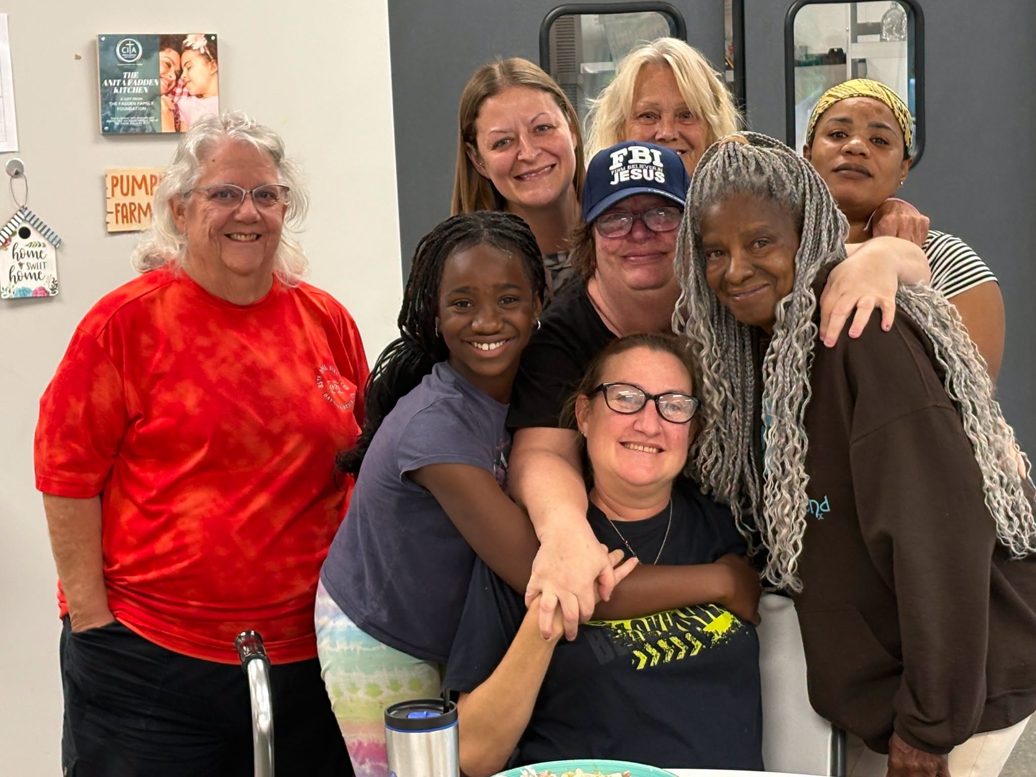 A moment of care and encouragement at Helen’s House